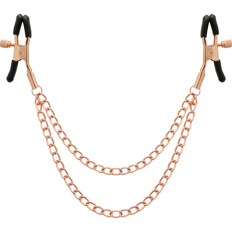 Coquette - Clipes de Mamilos em Metal com Corrente