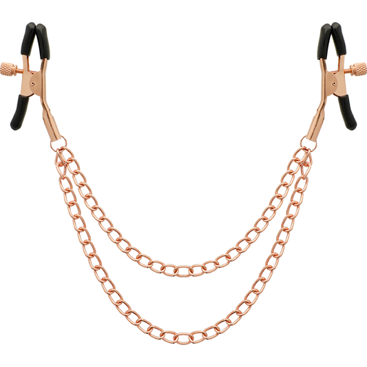 Coquette - Clipes de Mamilos em Metal com Corrente