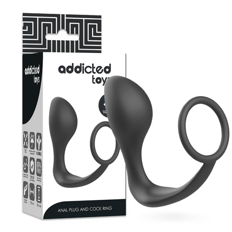 Addicted Toys - Anal Plug and Cock Ring