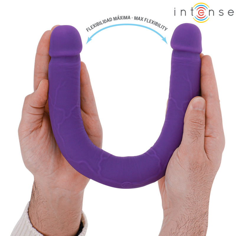 Intense - Dildo Duplo com Vibrador e Controle Remoto