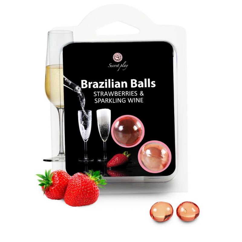 Secretplay - Brazilian Balls Strawberries & Sparkling Wine