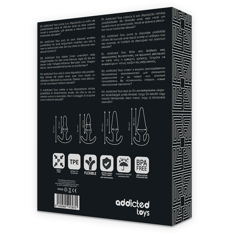 Addicted Toys - Anal Plug Set 4