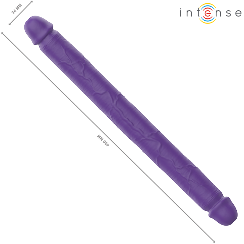 Intense - Dildo Duplo com Vibrador e Controle Remoto