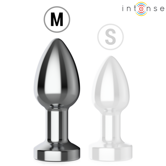 Intense - Plug anal vibratório com LED e controlo remoto